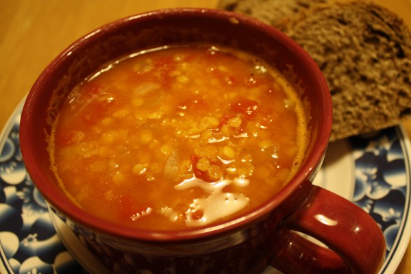 Eastern European Red Lentil Soup