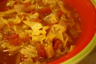 Tomato Cabbage Soup